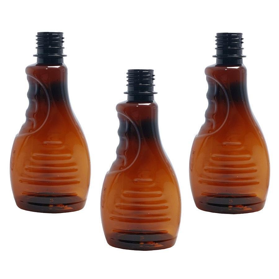 162 FRASCO PLÁSTICO AMBAR 300ML FLIPTOP FURO ABERTO BOR - Imagem 5