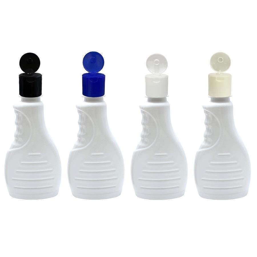 280 FRASCO PLÁSTICO BRANCO 300ML FLIPTOP FURO ABERTO BOR