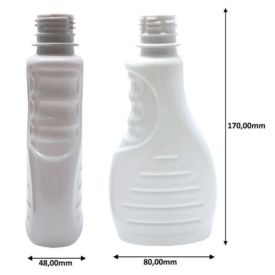 162 FRASCO PLÁSTICO BRANCO 300ML FLIPTOP FURO ABERTO BOR - Imagem 9