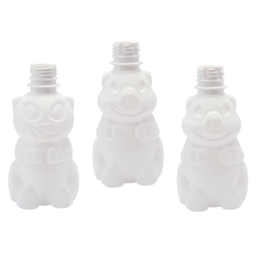 144 FRASCO PLÁSTICO BRANCO 300ML FLIPTOP FURO ABERTO ZOO - Imagem 5