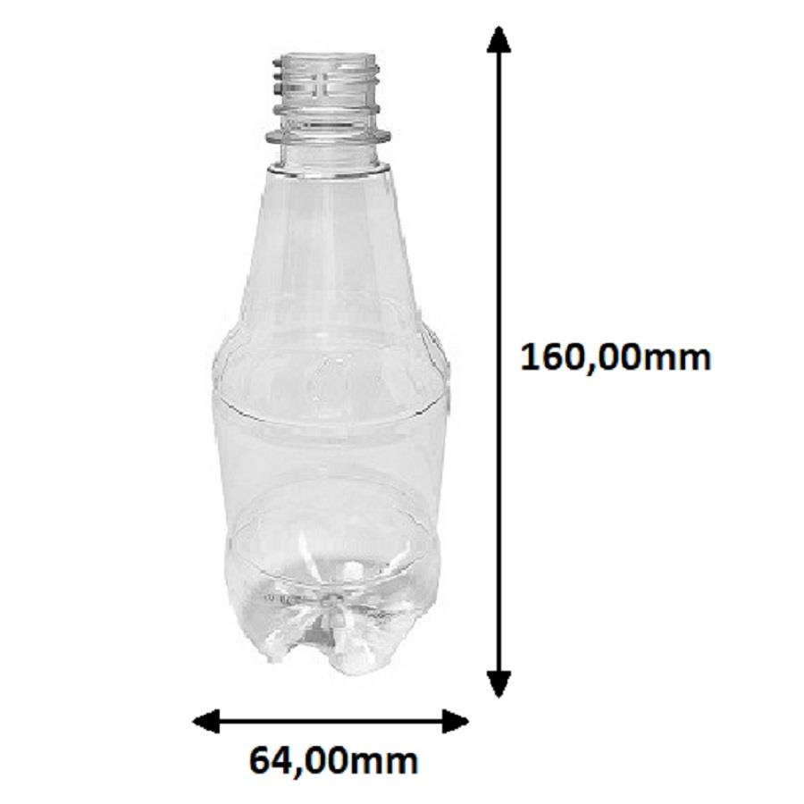 18 FRASCO PLÁSTICO CRISTAL 300ML FLIPTOP FURO ABERTO GR2 - Imagem 9