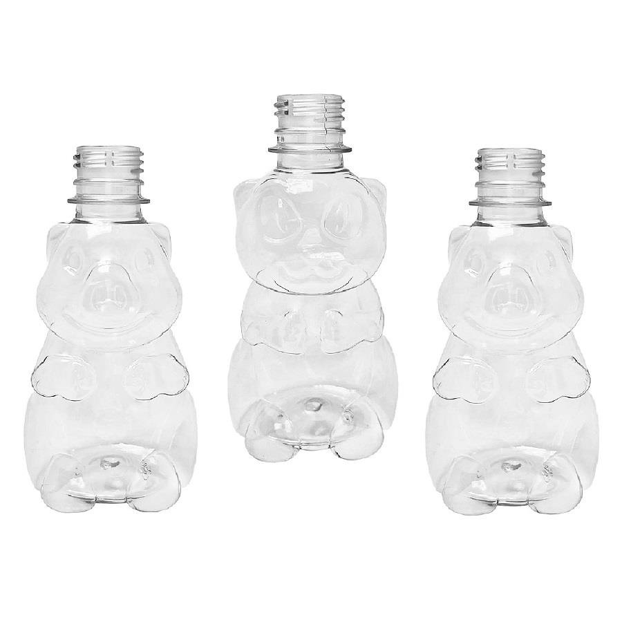 60 FRASCO PLÁSTICO CRISTAL 300ML FLIPTOP FURO ABERTO ZOO - Imagem 5