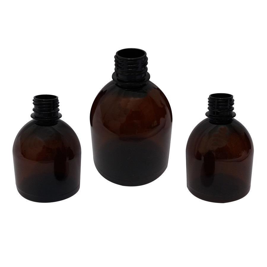 166 FRASCO PLÁSTICO AMBAR 300ML FLIPTOP FURO ABERTO SAB - Imagem 5