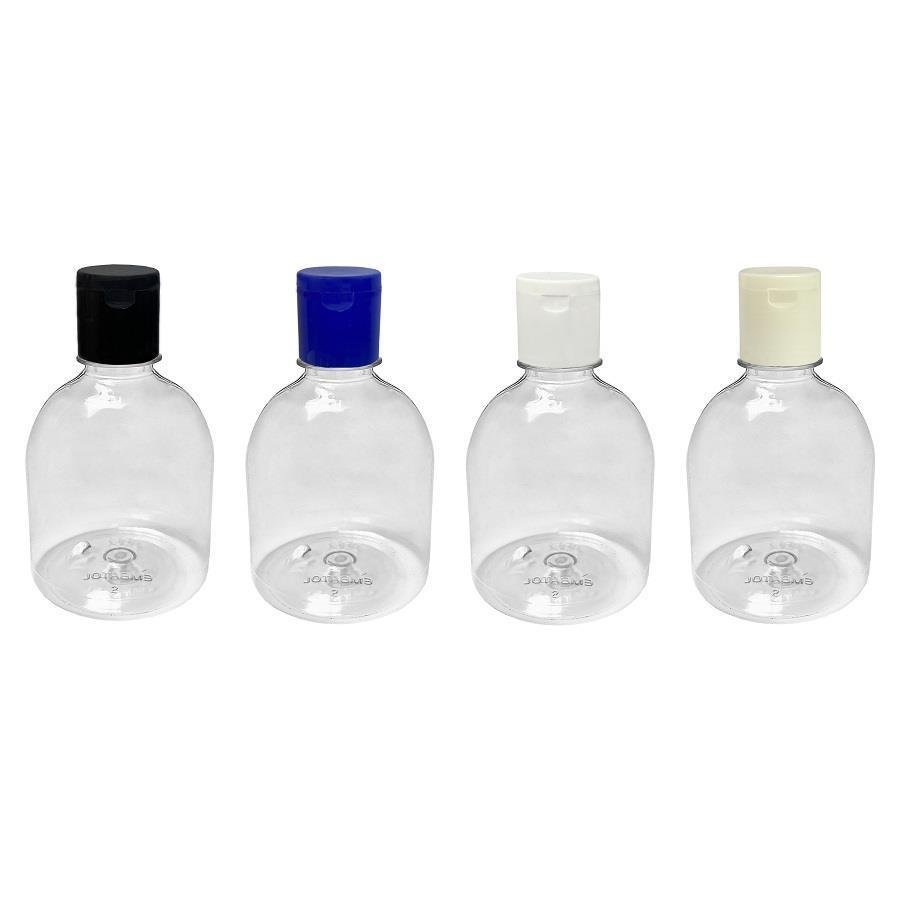 166 FRASCO PLÁSTICO CRISTAL 300ML FLIPTOP FURO ABERTO SAB - Imagem 3