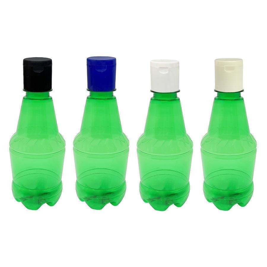 306 FRASCO PLÁSTICO VERDE 300ML FLIPTOP FURO ABERTO GR2 - Imagem 3