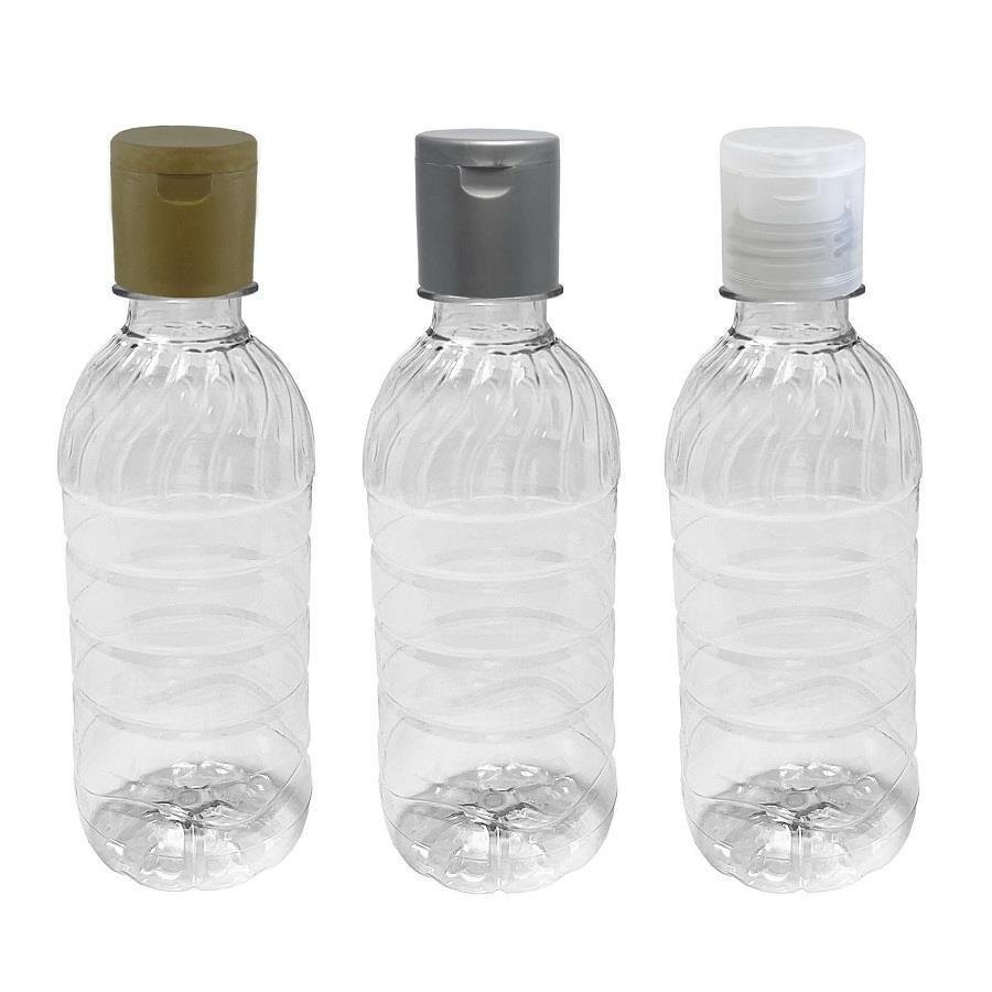 140 FRASCO PLÁSTICO CRISTAL 330ML FLIPTOP FURO ABERTO SUC - Imagem 4