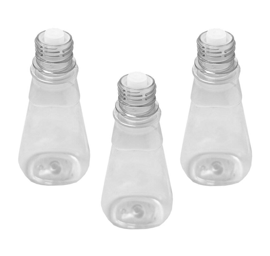 172 FRASCO PLÁSTICO CRISTAL PET 360ML BATOQUE 12 FUROS MEL