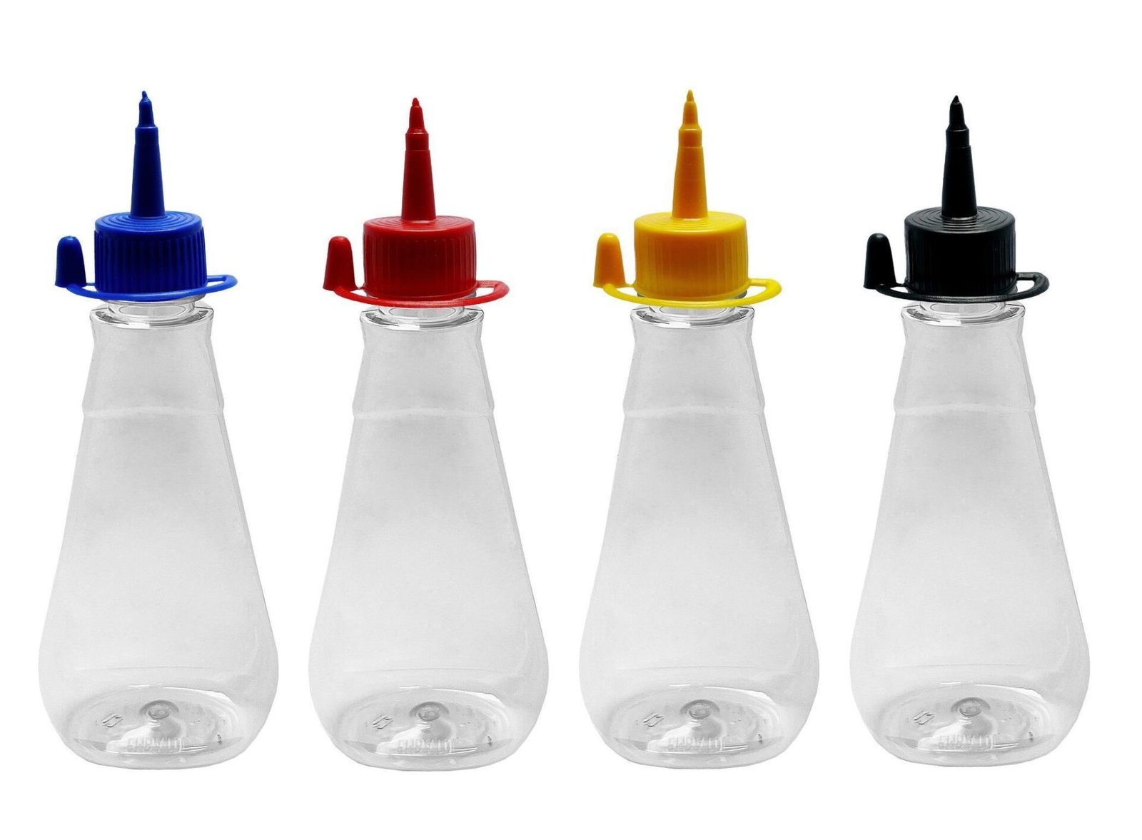 280 FRASCO PLÁSTICO CRISTAL PET 360ML C/ BICO APLICADOR MEL