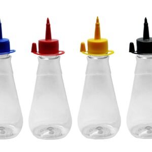 700 FRASCO PLÁSTICO CRISTAL PET 360ML C/ BICO APLICADOR MEL