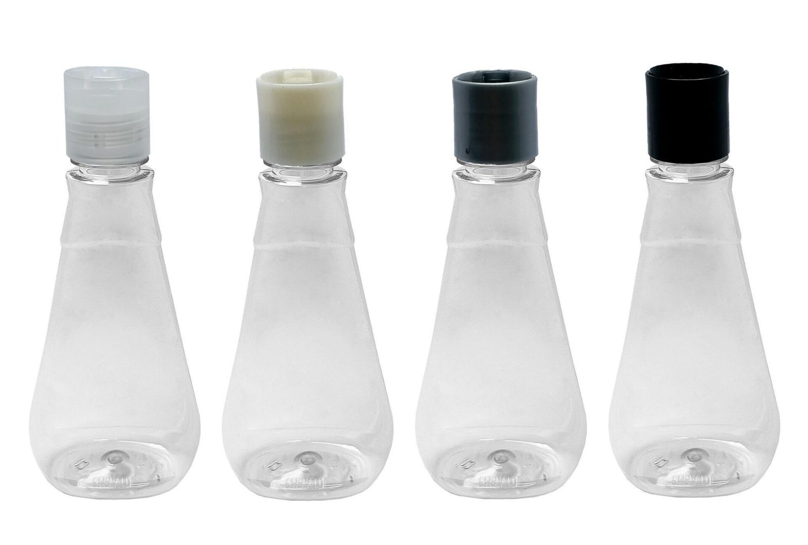 64 FRASCO PLÁSTICO CRISTAL PET 360ML COM TAMPA DISKTOP MEL