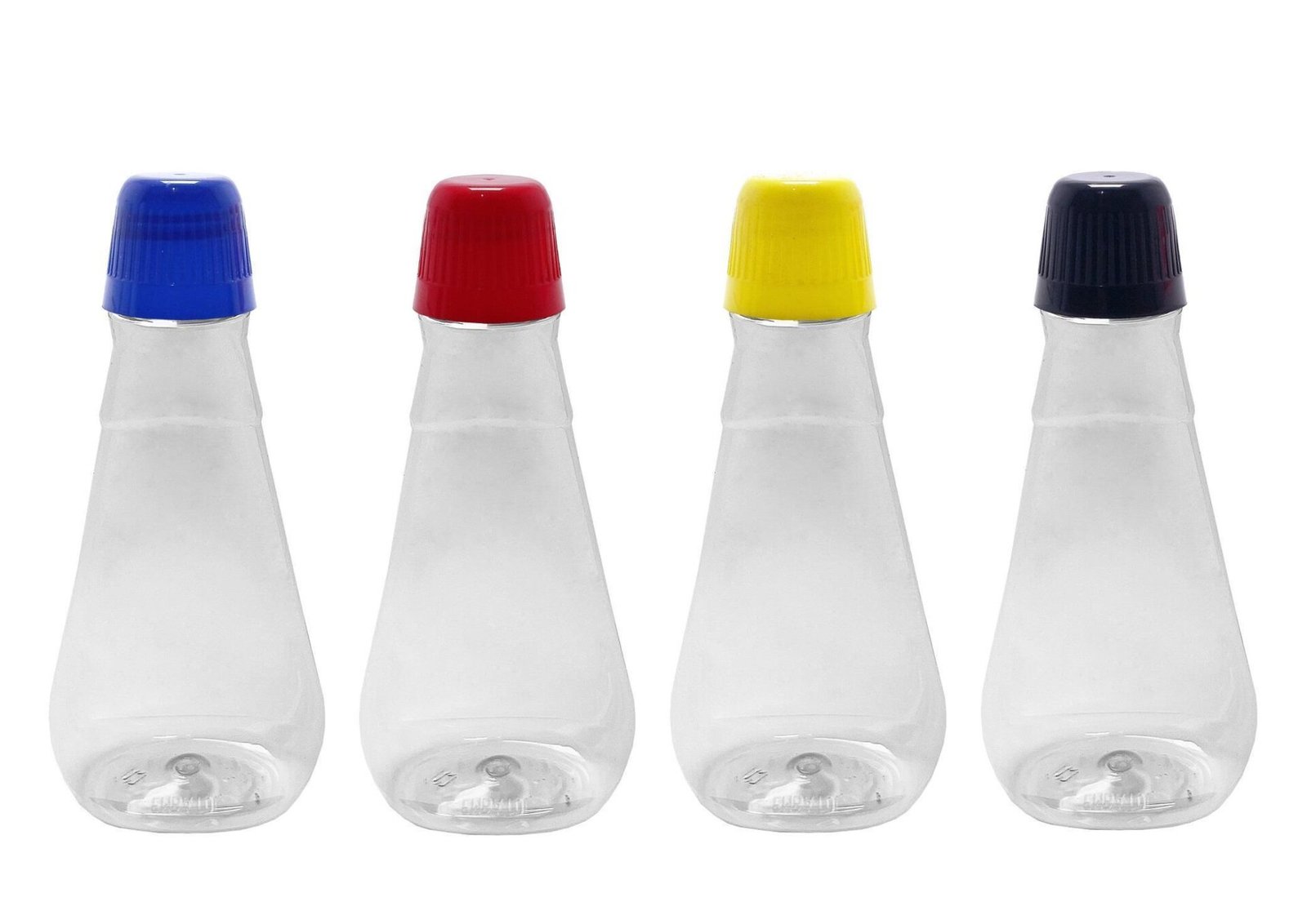 280 FRASCO PLÁSTICO CRISTAL PET 360ML C/ TAMPA DOSADORA MEL