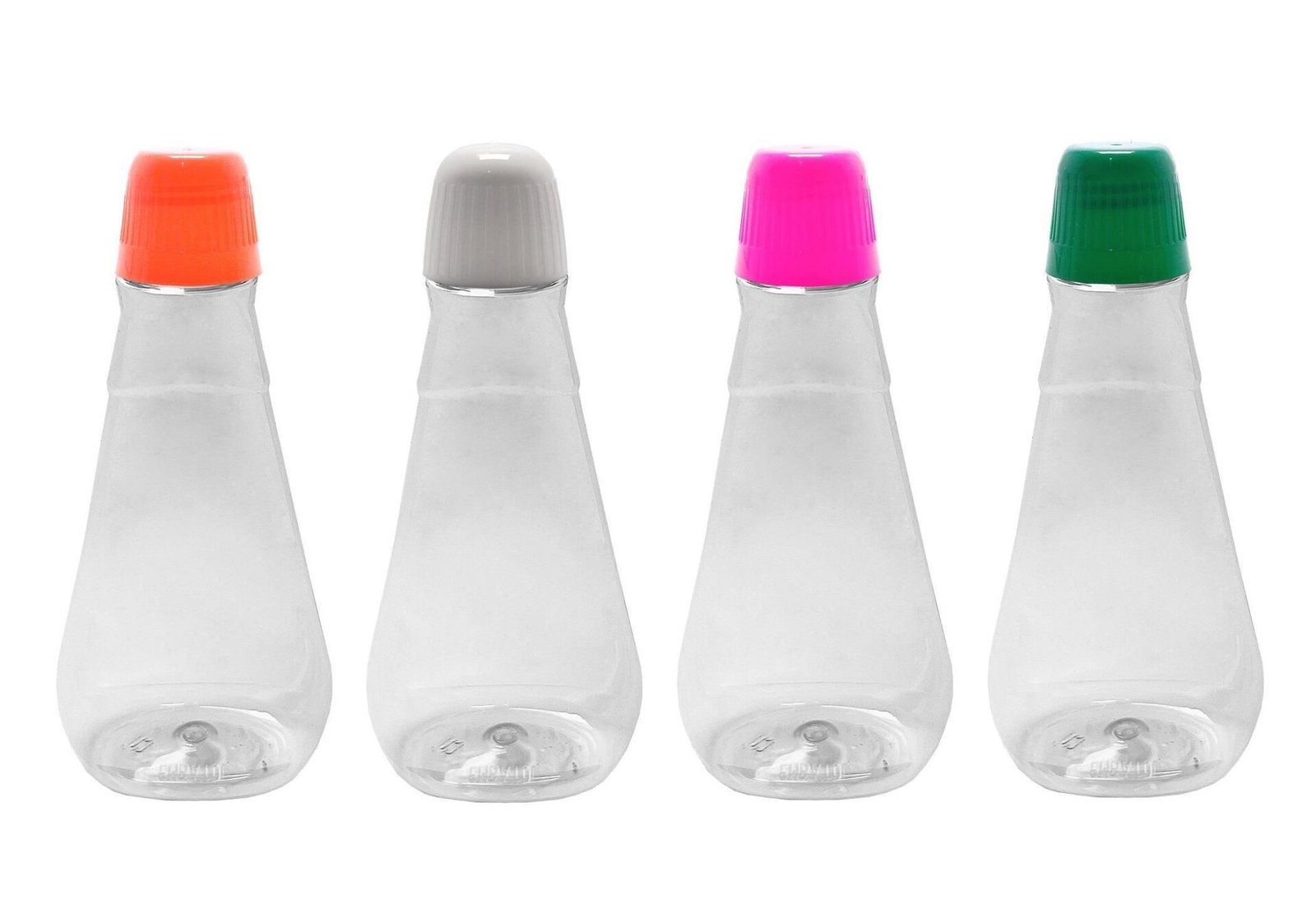 280 FRASCO PLÁSTICO CRISTAL PET 360ML C/ TAMPA DOSADORA MEL - Imagem 2