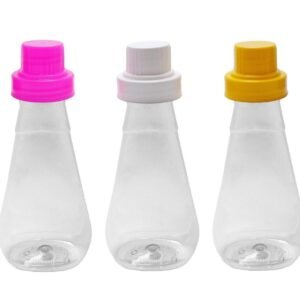 172 FRASCO PLÁSTICO CRISTAL 360ML TAMPA DOSADORA 30ML MEL