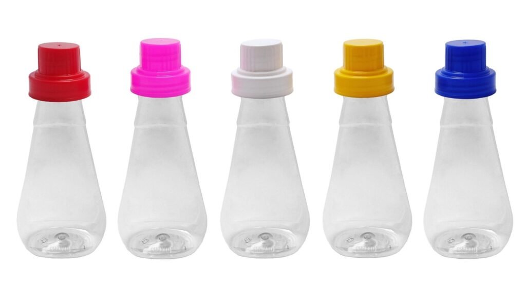 64 FRASCO PLÁSTICO CRISTAL 360ML TAMPA DOSADORA 30ML MEL