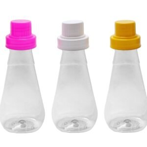 20 FRASCO PLÁSTICO CRISTAL 360ML TAMPA DOSADORA 30ML MEL