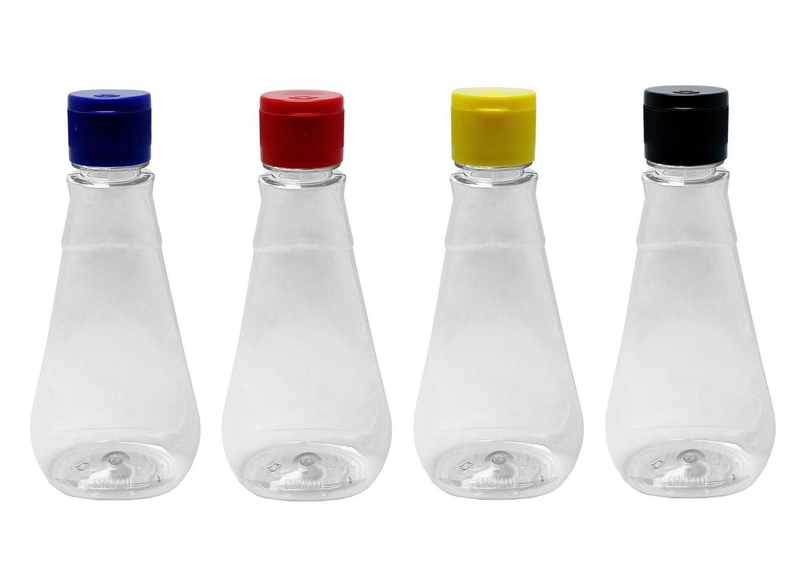 280 FRASCO PLÁSTICO CRISTAL PET 360ML COM TAMPA FLIPTOP MEL - Imagem 2