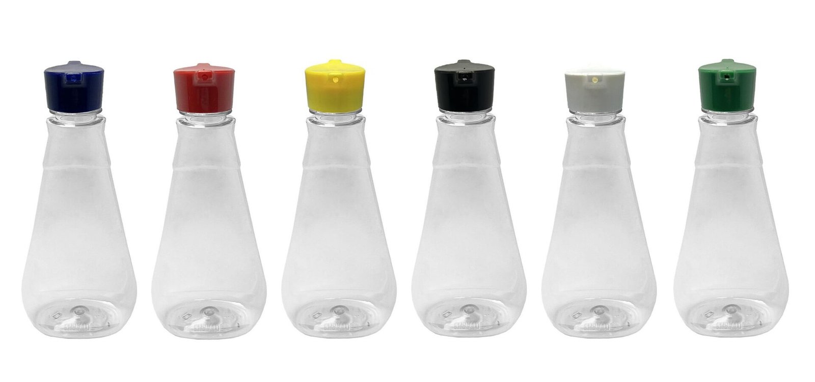 64 FRASCO PLÁSTICO CRISTAL 360ML TAMPA ROSCA 2 BICOS MEL - Imagem 2