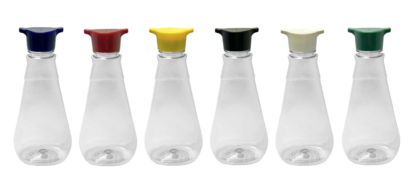 700 FRASCO PLÁSTICO CRISTAL 360ML TAMPA ROSCA 2 BICOS MEL