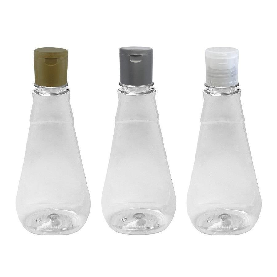 700 FRASCO PLÁSTICO CRISTAL 360ML FLIPTOP FURO ABERTO MEL - Imagem 3