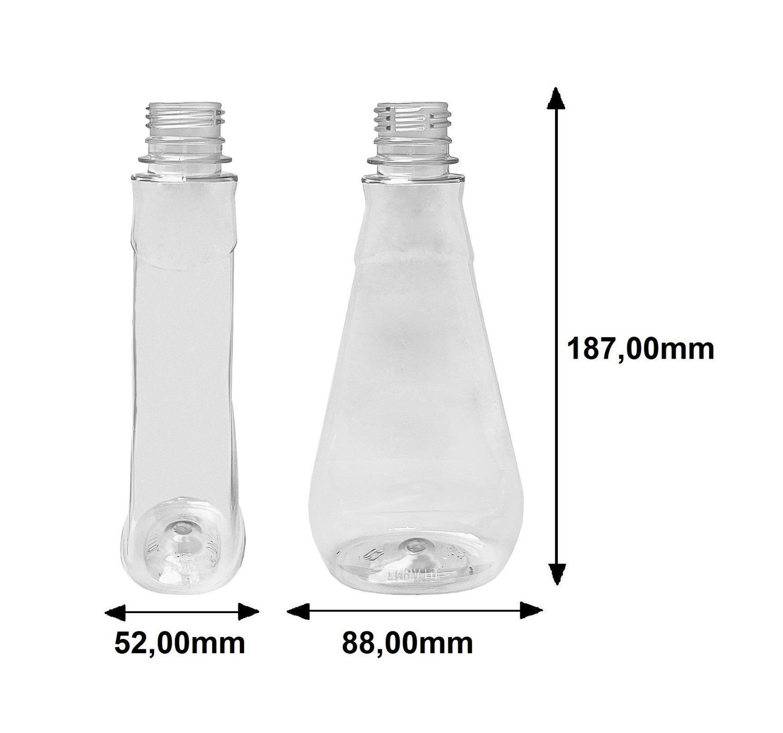 64 FRASCO PLÁSTICO CRISTAL PET 360ML COM TAMPA FLIPTOP MEL - Imagem 10