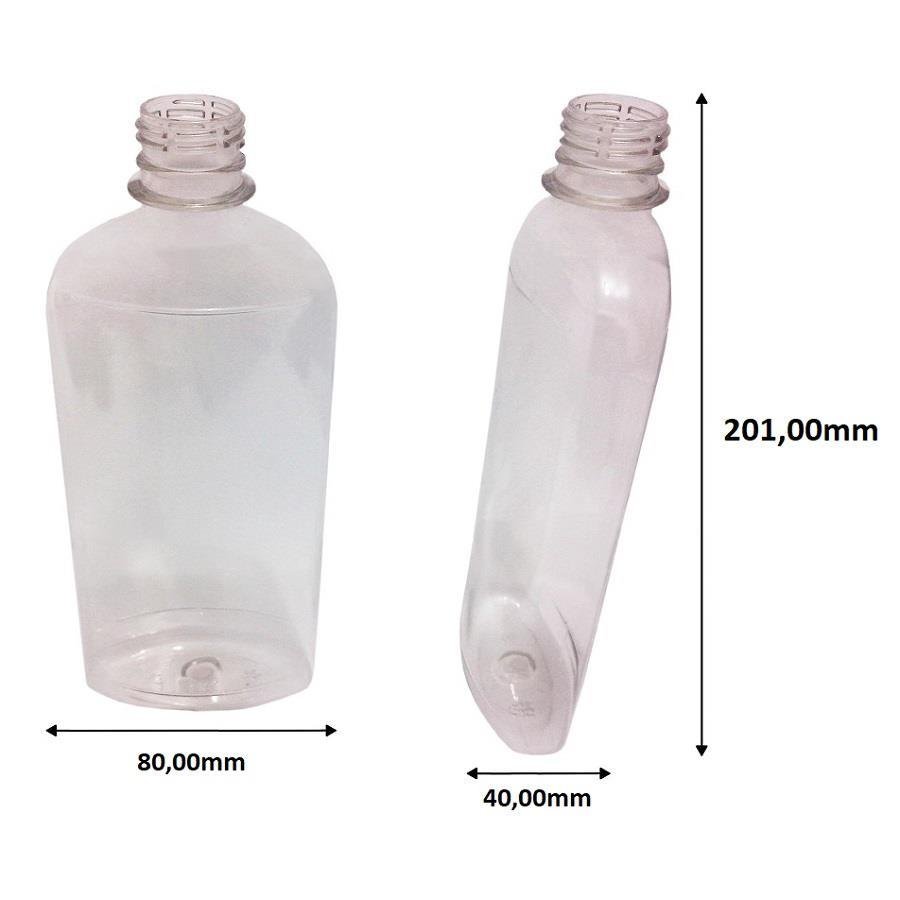 64 FRASCO PLÁSTICO CRISTAL 400ML FLIPTOP FURO ABERTO MIN - Imagem 9