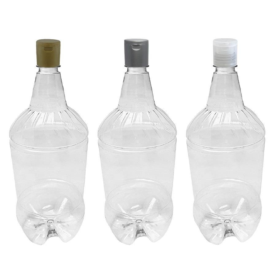 10 FRASCO PLÁSTICO CRISTAL 500ML FLIPTOP FURO ABERTO GR2 - Imagem 4