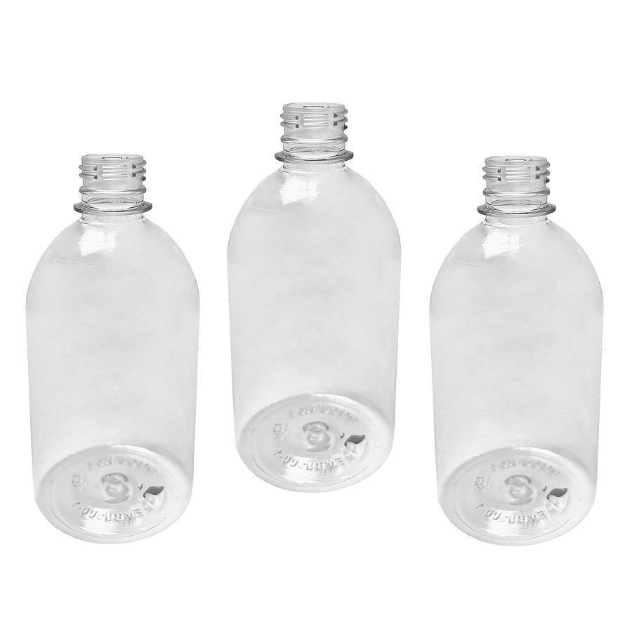 108 FRASCO PLÁSTICO CRISTAL 500ML FLIPTOP FURO ABERTO SAB - Imagem 5