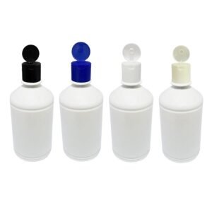 48 FRASCO PLÁSTICO BRANCO 500ML FLIPTOP FURO ABERTO FAR