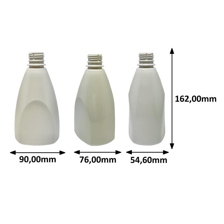 44 FRASCO PLÁSTICO BRANCO 500ML FLIPTOP FURO ABERTO PIR - Imagem 9