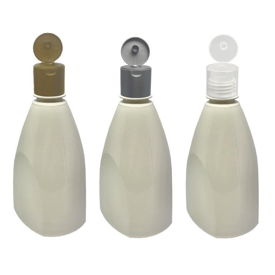 588 FRASCO PLÁSTICO BRANCO 500ML FLIPTOP FURO ABERTO PIR - Imagem 2