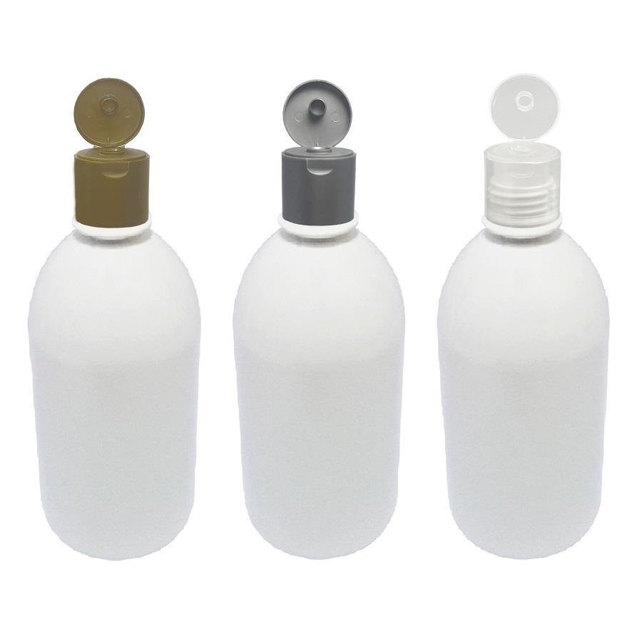 48 FRASCO PLÁSTICO BRANCO 500ML FLIPTOP FURO ABERTO SAB - Imagem 2
