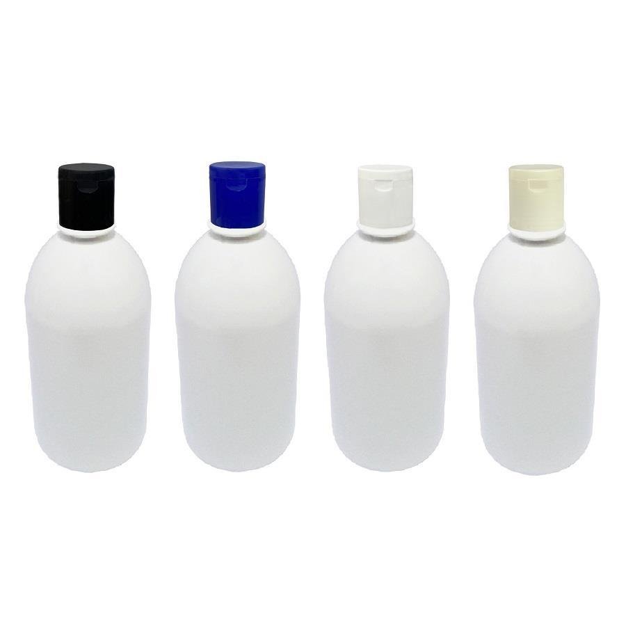 48 FRASCO PLÁSTICO BRANCO 500ML FLIPTOP FURO ABERTO SAB - Imagem 3