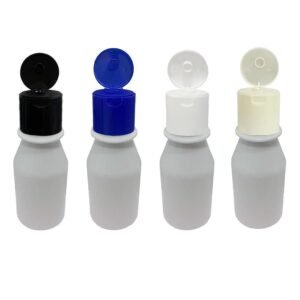 550 FRASCO PLÁSTICO BRANCO 60ML FLIPTOP FURO ABERTO FAR