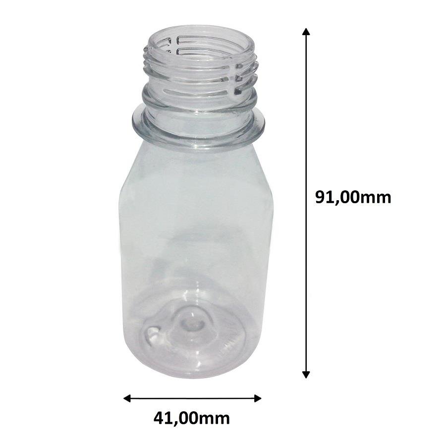 240 FRASCO PLÁSTICO CRISTAL 60ML FLIPTOP FURO ABERTO FAR - Imagem 9