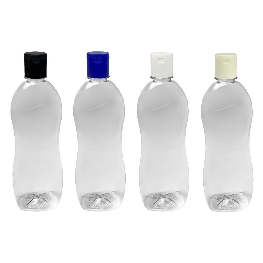 37 FRASCO PLÁSTICO CRISTAL 750ML FLIPTOP FURO ABERTO CAT - Imagem 3