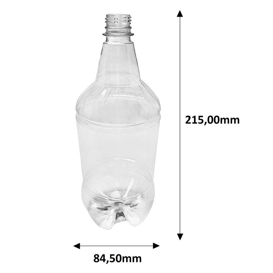 6 FRASCO PLÁSTICO CRISTAL 750ML FLIPTOP FURO ABERTO GR2 - Imagem 9