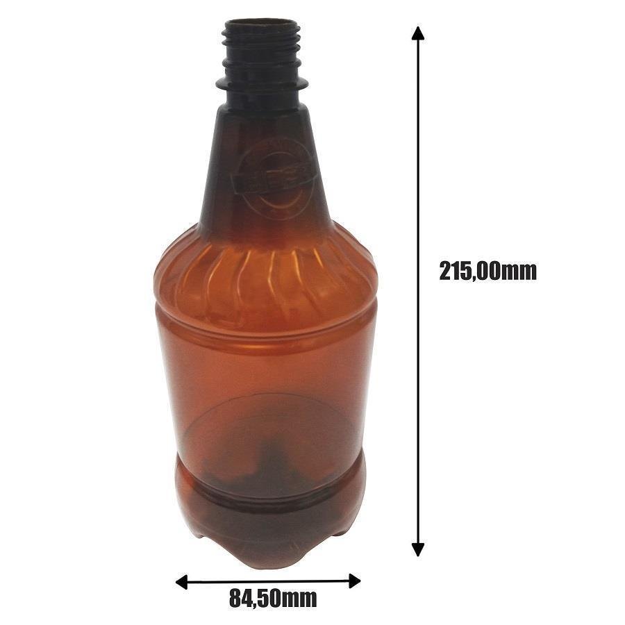 110 FRASCO PLÁSTICO AMBAR 750ML FLIPTOP FURO ABERTO GR2 - Imagem 9