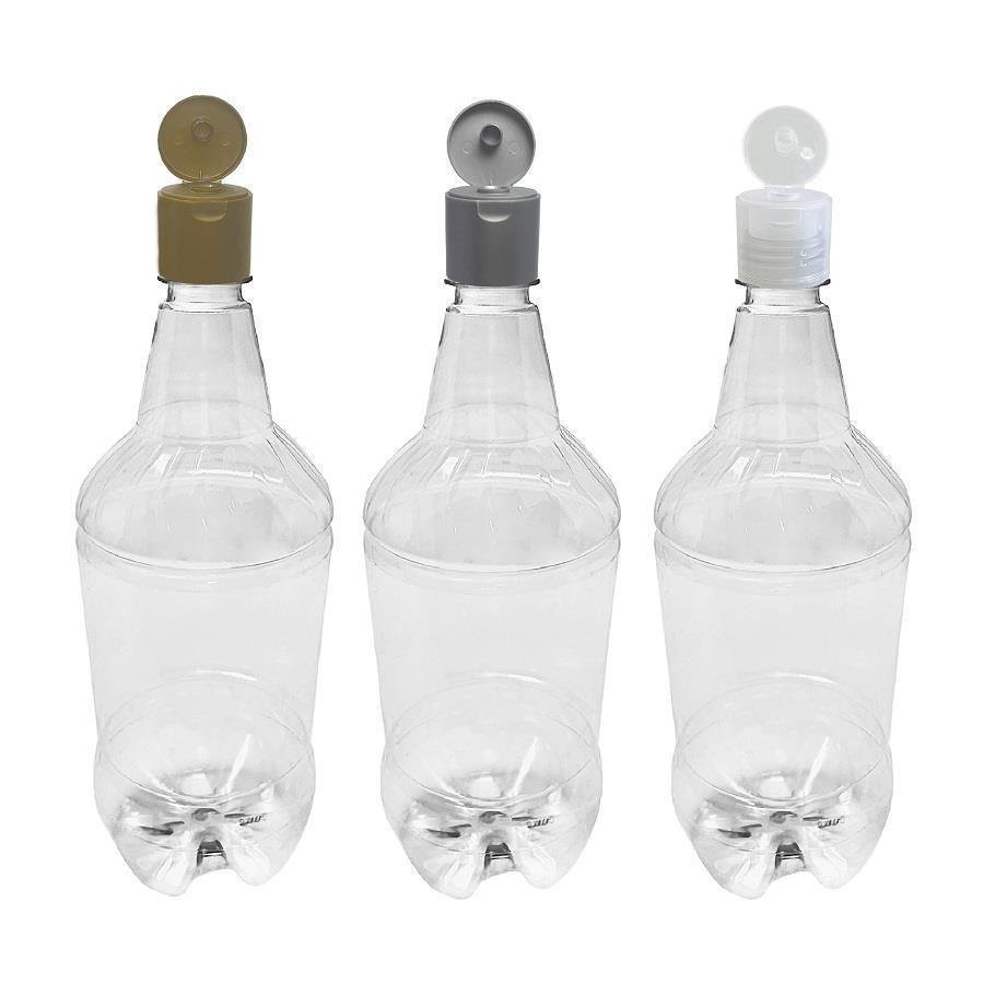 336 FRASCO PLÁSTICO CRISTAL 750ML FLIPTOP FURO ABERTO GR2 - Imagem 2