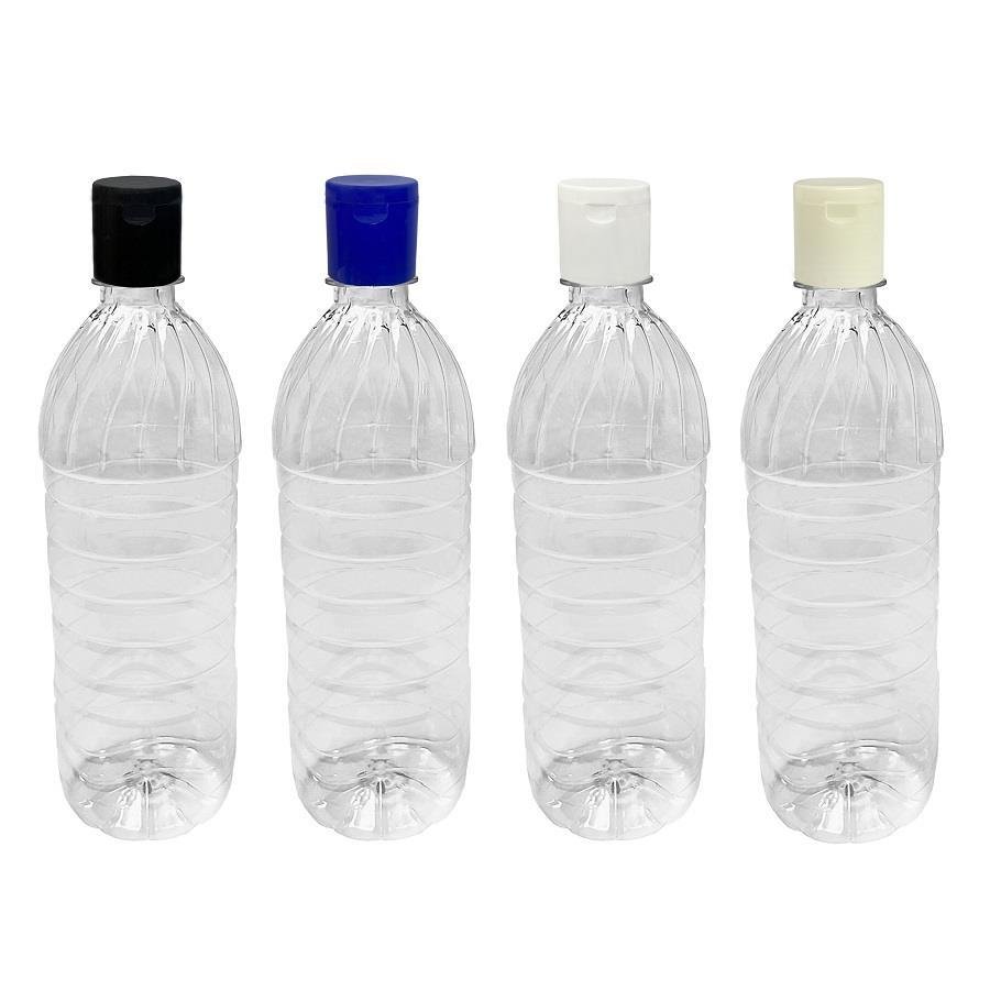 27 FRASCO PLÁSTICO CRISTAL 800ML FLIPTOP FURO ABERTO QUE - Imagem 3