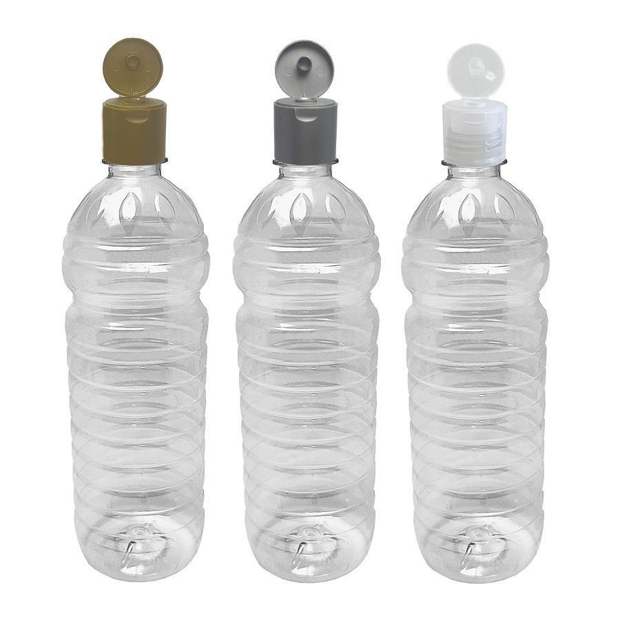 27 FRASCO PLÁSTICO CRISTAL 900ML FLIPTOP FURO ABERTO SHO - Imagem 2