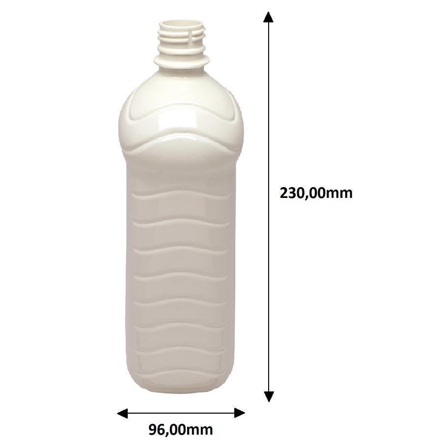 58 FRASCO PLÁSTICO BRANCO 1L FLIPTOP FURO ABERTO AMA - Imagem 9