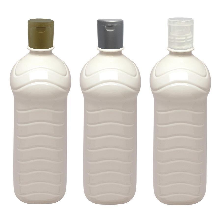 120 FRASCO PLÁSTICO BRANCO 1L FLIPTOP FURO ABERTO AMA - Imagem 4