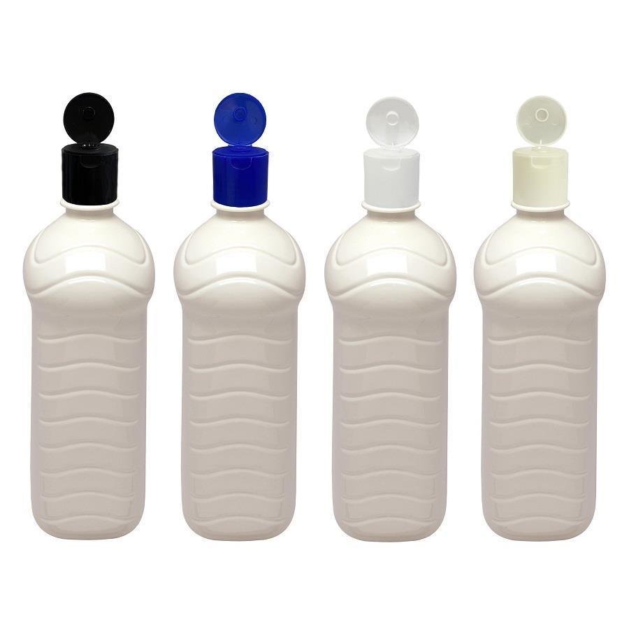 58 FRASCO PLÁSTICO BRANCO 1L FLIPTOP FURO ABERTO AMA