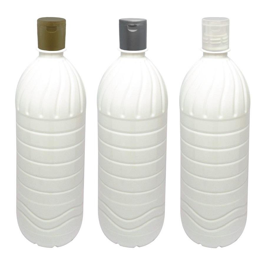 5 FRASCO PLÁSTICO BRANCO 1L FLIPTOP FURO ABERTO SUC - Imagem 4