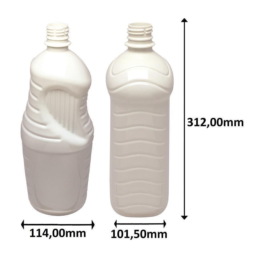 59 FRASCO PLÁSTICO BRANCO 2L FLIPTOP FURO ABERTO AMA - Imagem 9