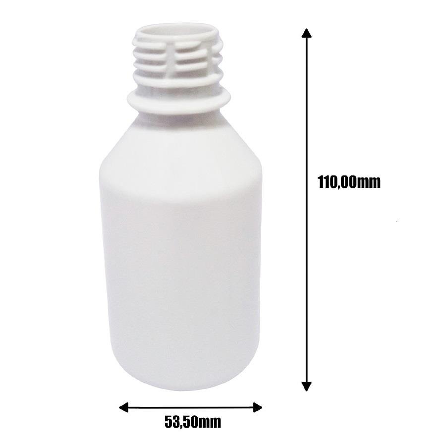 40 FRASCO PLÁSTICO BRANCO 150ML FLIPTOP FURO ABERTO FAR - Imagem 9