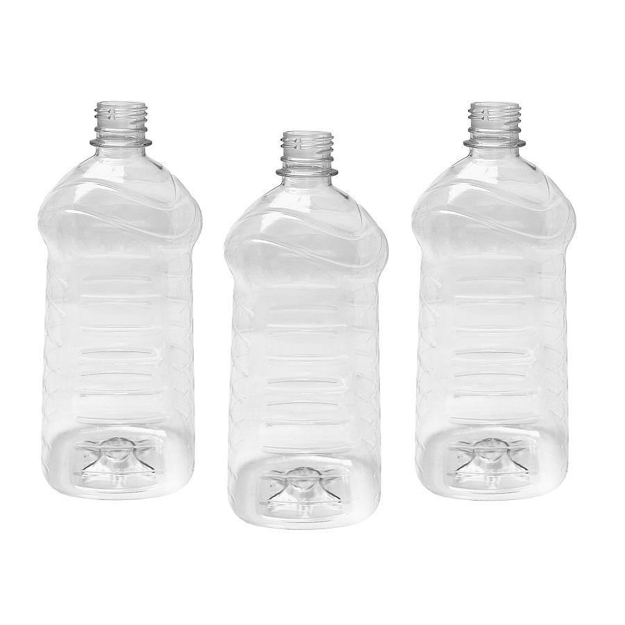 7 FRASCO PLÁSTICO CRISTAL 1L FLIPTOP FURO ABERTO AMA - Imagem 5