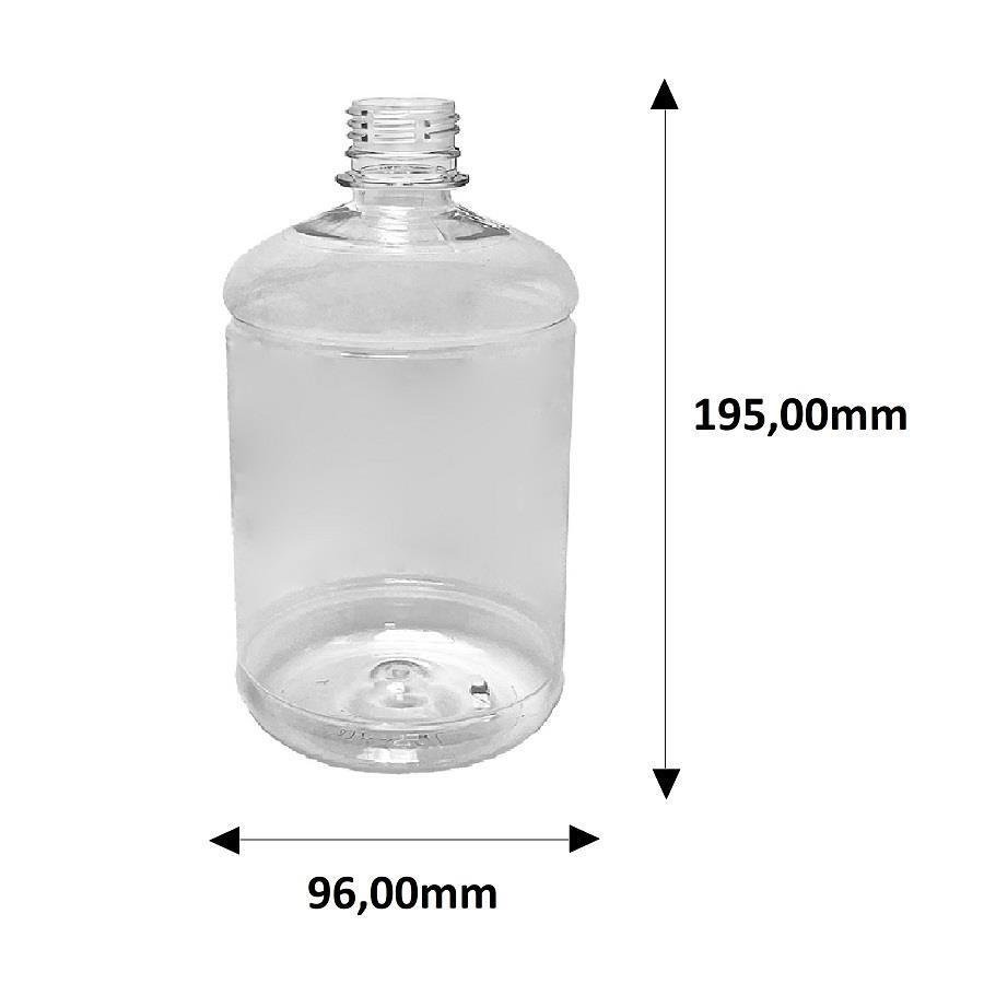 49 FRASCO PLÁSTICO CRISTAL 1L FLIPTOP FURO ABERTO SAB - Imagem 9