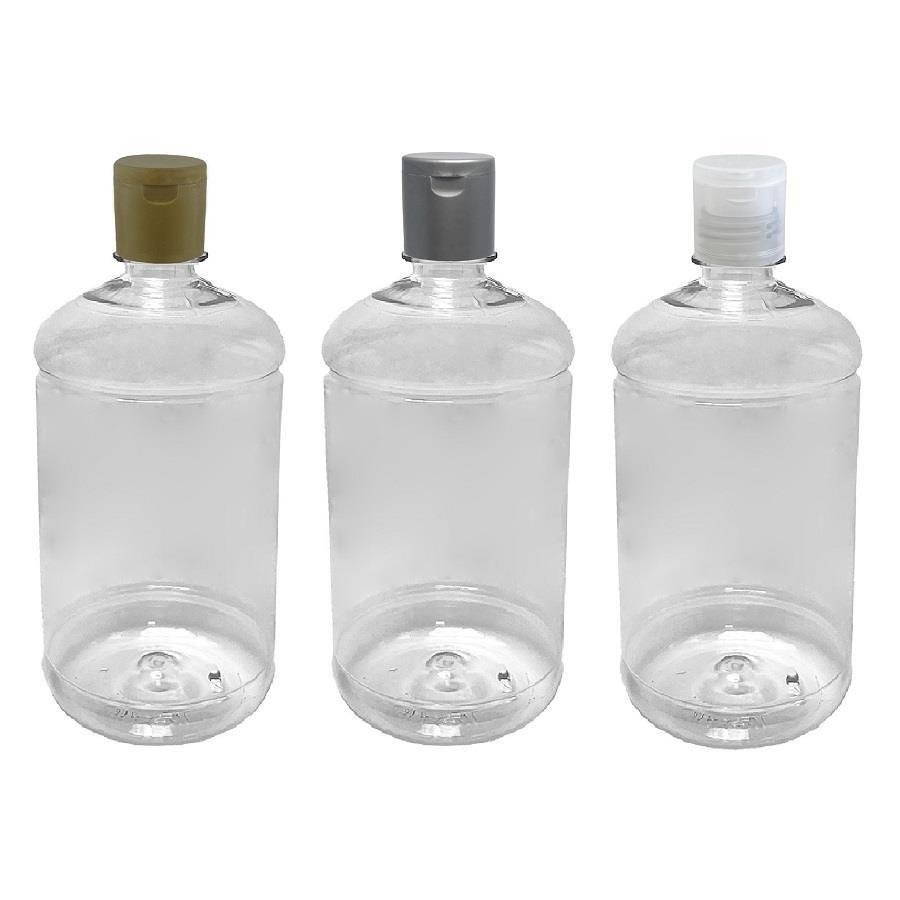 22 FRASCO PLÁSTICO CRISTAL 1L FLIPTOP FURO ABERTO SAB - Imagem 4
