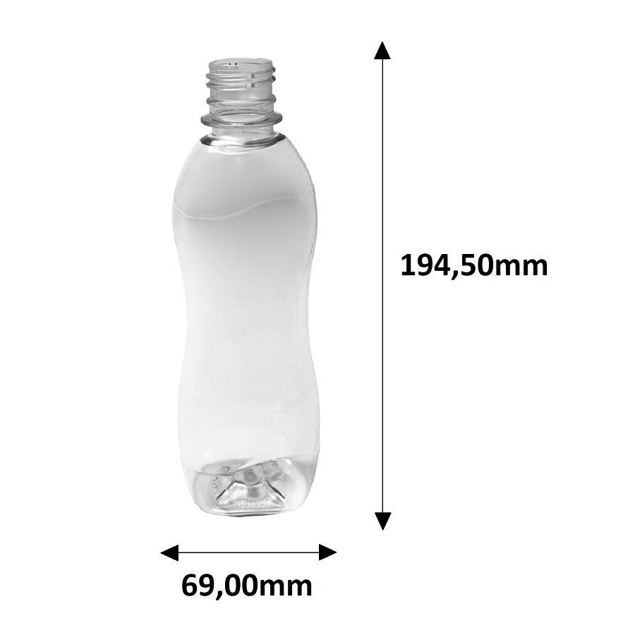 300 FRASCO PLÁSTICO CRISTAL 360ML FLIPTOP FURO ABERTO CAT - Imagem 9